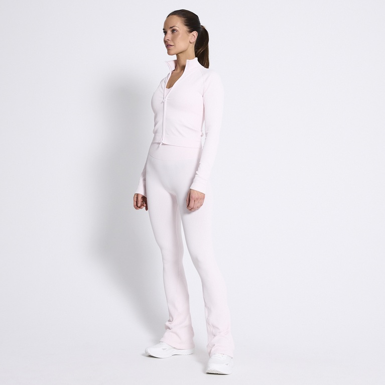 Training jacket "Zip Jacket Rib" Light Pink